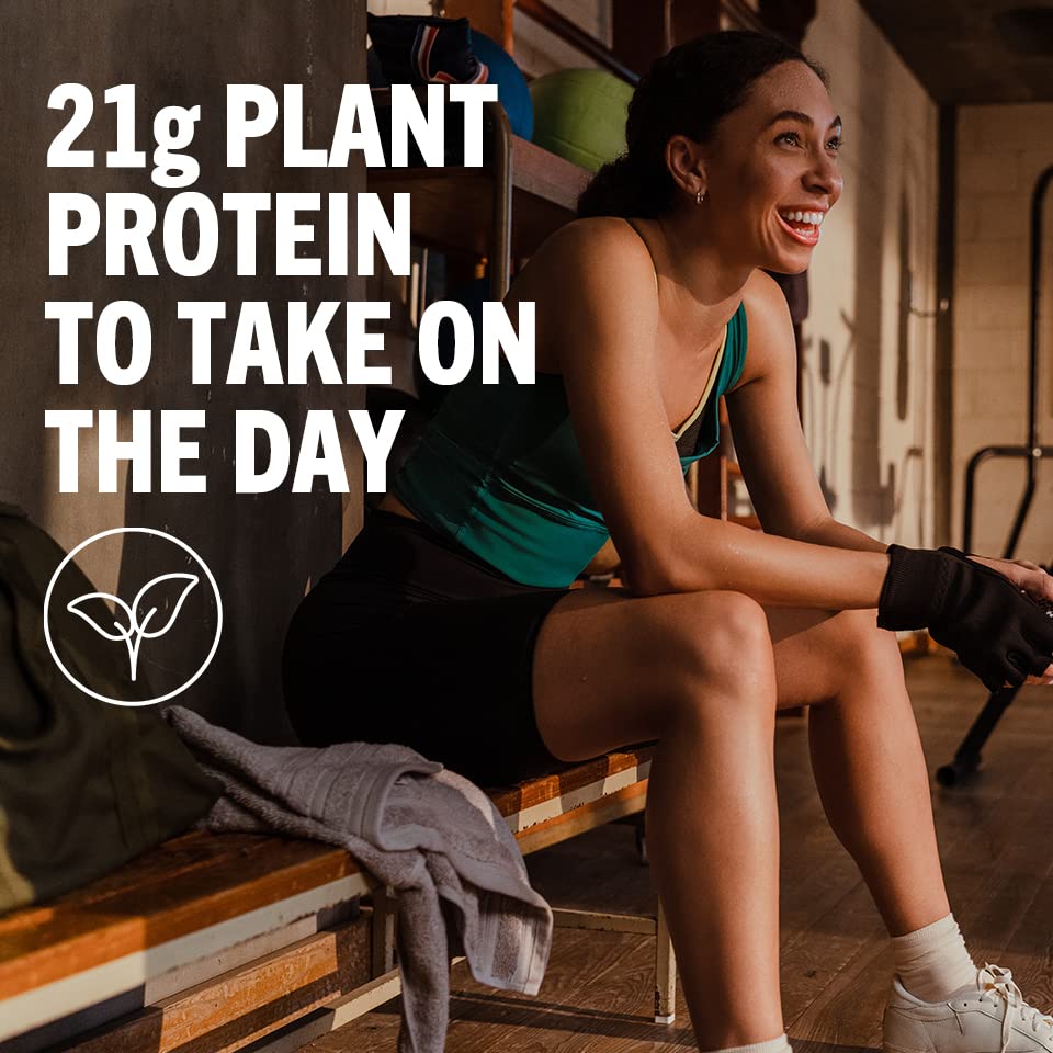 Orgain Organic Vegan Protein Powder, Vanilla Bean - 21g Plant Protein, 4g Prebiotic Fiber, No Lactose Ingredients, No Added Sugar, Non-GMO, For Shakes & Smoothies, 2.03 lb (Packaging May Vary)
