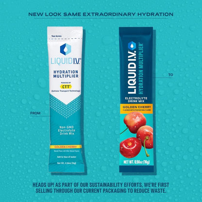 Liquid I.V.® Hydration Multiplier - Passion Fruit | Electrolyte Powder Drink Mix | 3 Pack (48 Servings) - Nirvana Guru