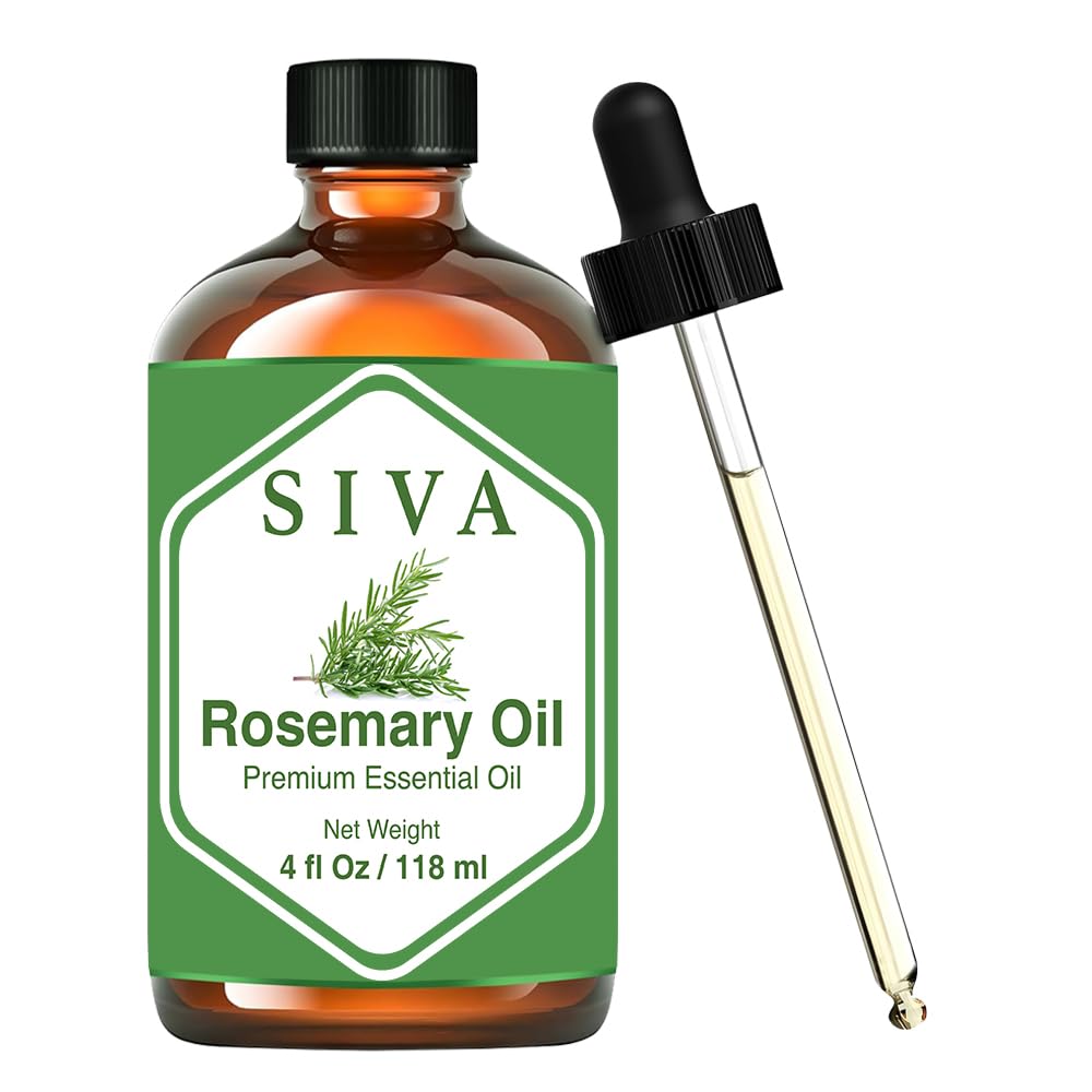 SIVA Lavender Essential Oil - 4 Fl Oz – Natural Lavender Oil - for Diffuser, Face, Skin Care, Aromatherapy, Hair Care, Scalp and Body Massage - with Dropper - Nirvana Guru