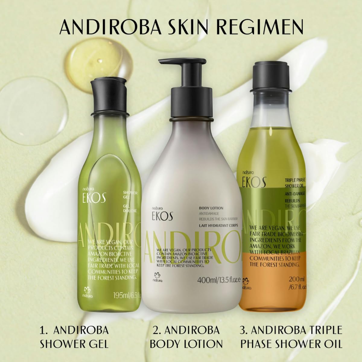 natura - Ekos Tukumã Replenishing Body Lotion - Vegan Skin Care - Moisturize & Improve Skin Texture - Boost Hyaluronic Acid - Brazilian Beauty Secrets - Self Care & Body Care - 13.5 fl oz (400ml) - Nirvana Guru