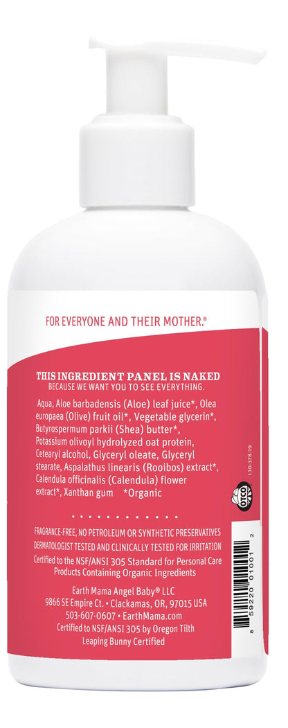 Earth Mama Simply Non-Scents Baby Lotion for Dry Skin, Calendula Cream, Skin Care for Kids, Organic Moisturizer, Unscented Lotion with Aloe, Rooibos, & Shea Butter, 8-Fl oz (2-Pk) Nirvana Guru