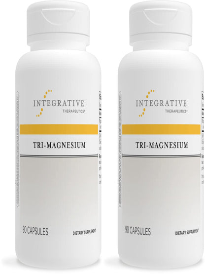 Integrative Therapeutics Tri-Magnesium - Supports Healthy Bones & Teeth* - Supports Cardiovascular & Neurological Function* - Promotes Calm* - 90 Capsules - Nirvana Guru