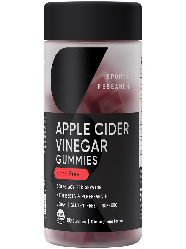 Sports Research Apple Cider Vinegar with Cayenne Pepper | Made from Organic Fermented Apple Cider - Non-GMO Project Verified & Vegan Certified (120 Veggie Capsules) - Nirvana Guru
