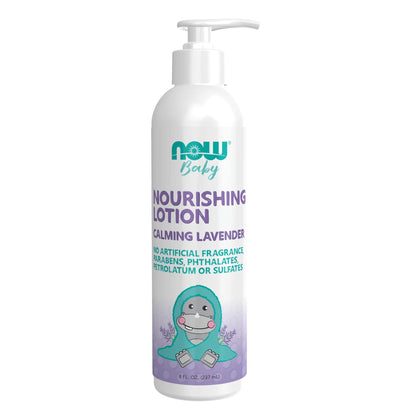 NOW Foods Baby, Gentle Shampoo and Wash, Calming Lavender, Paraben Free, 8 Fluid Ounces - Nirvana Guru