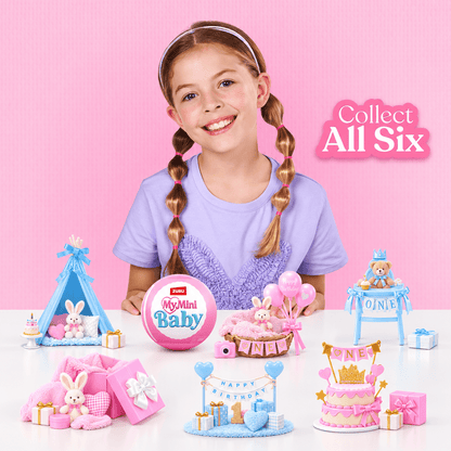 ZURU My Mini Baby Birthday Series 1 Collectible Capsules with Accessories – 2-Pack Combo, Ages 3+