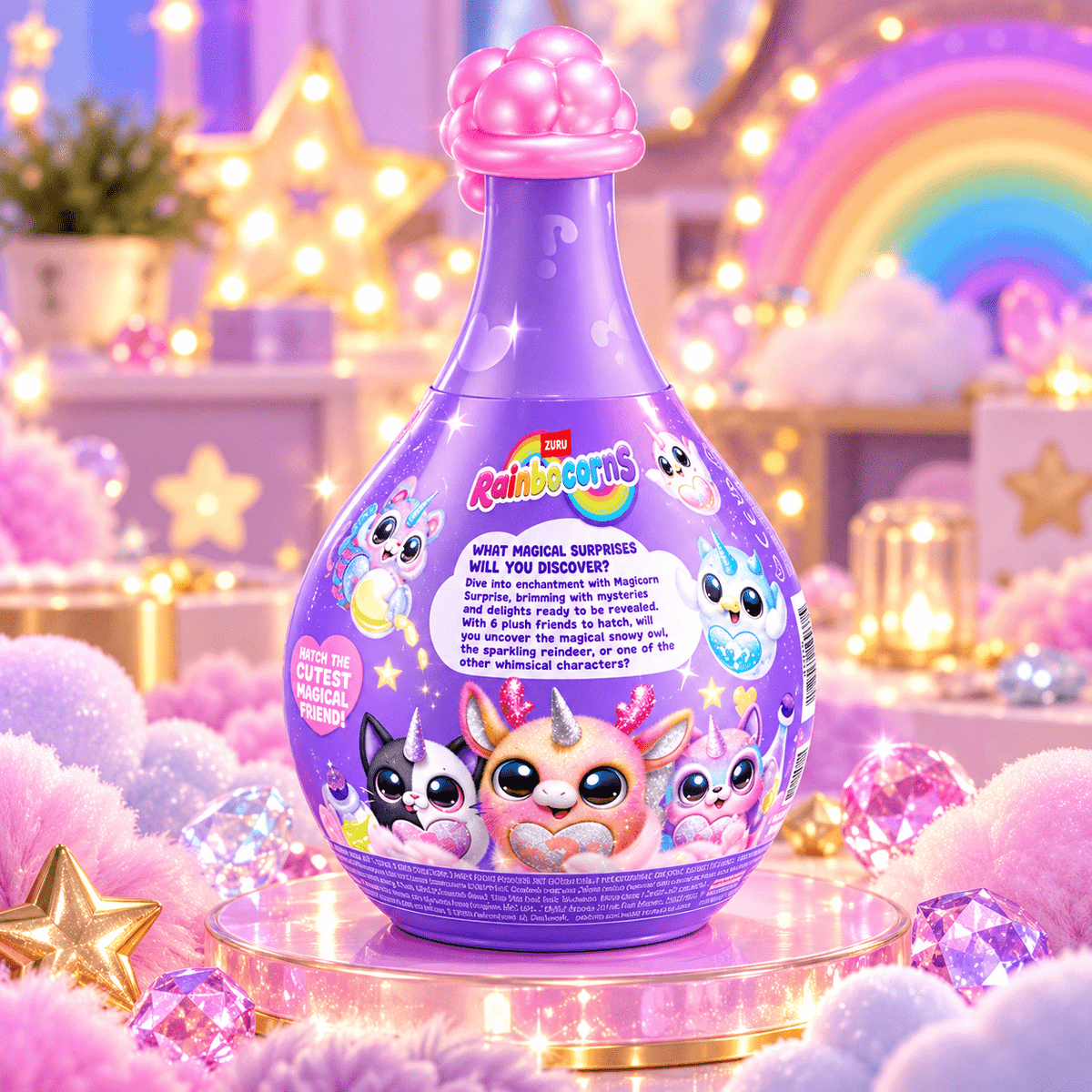 Rainbocorns Magicorn Small Stuffed Animal