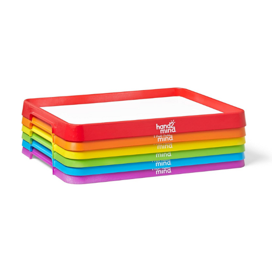 hand2mind Magnetic Dry Erase Activity Trays, Stackable Trays for Classroom, Magnetic Letter Trays, White Boards for Kids, Science of Reading Classroom Materials, Teacher Classroom Supplies Nirvana Guru