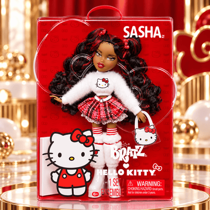Bratz x Hello Kitty Sasha Fashion Doll with Outfit and Accessories