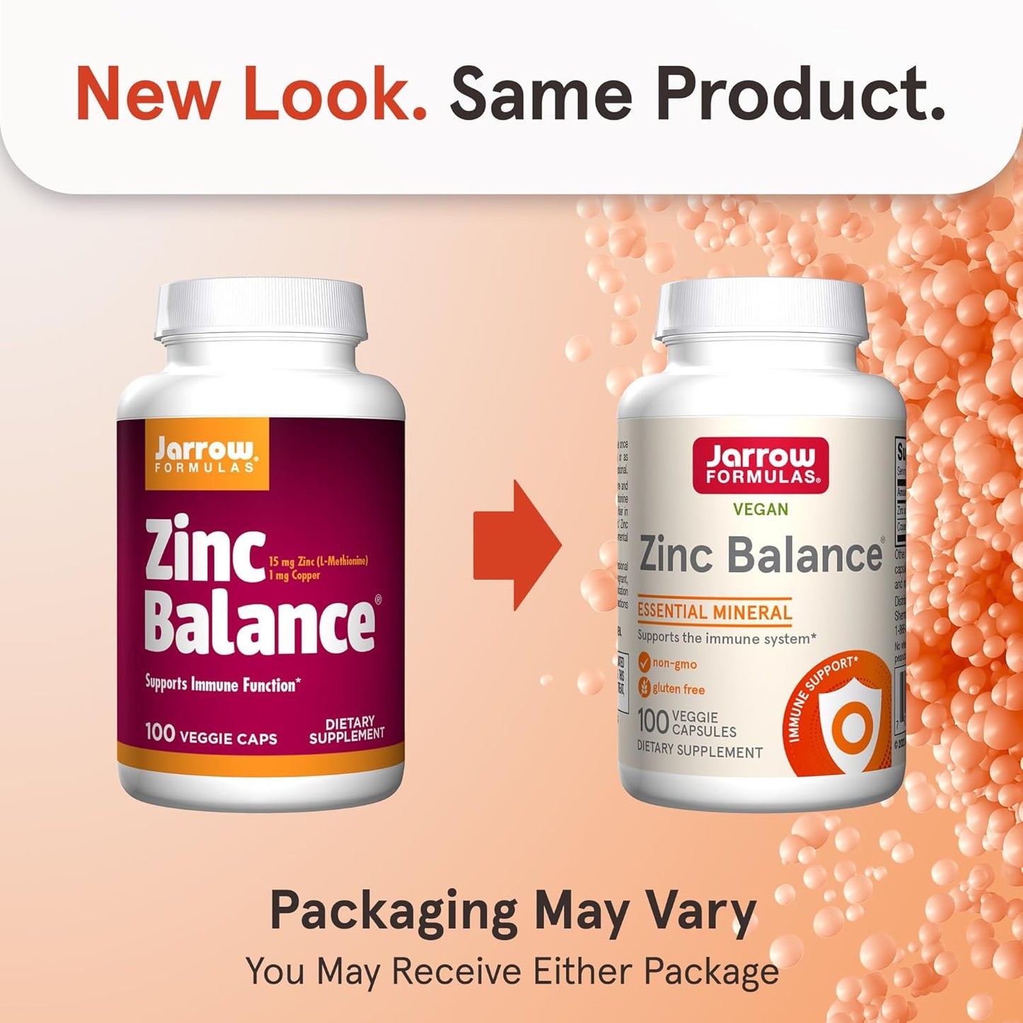 Jarrow Formulas Zinc Balance 15 mg - 100 Servings (Veggie Caps) - Includes Copper - Essential Mineral for Immune System Support - Immune Support Supplement - Gluten Free Zinc Copper Supplement - Vegan - Nirvana Guru