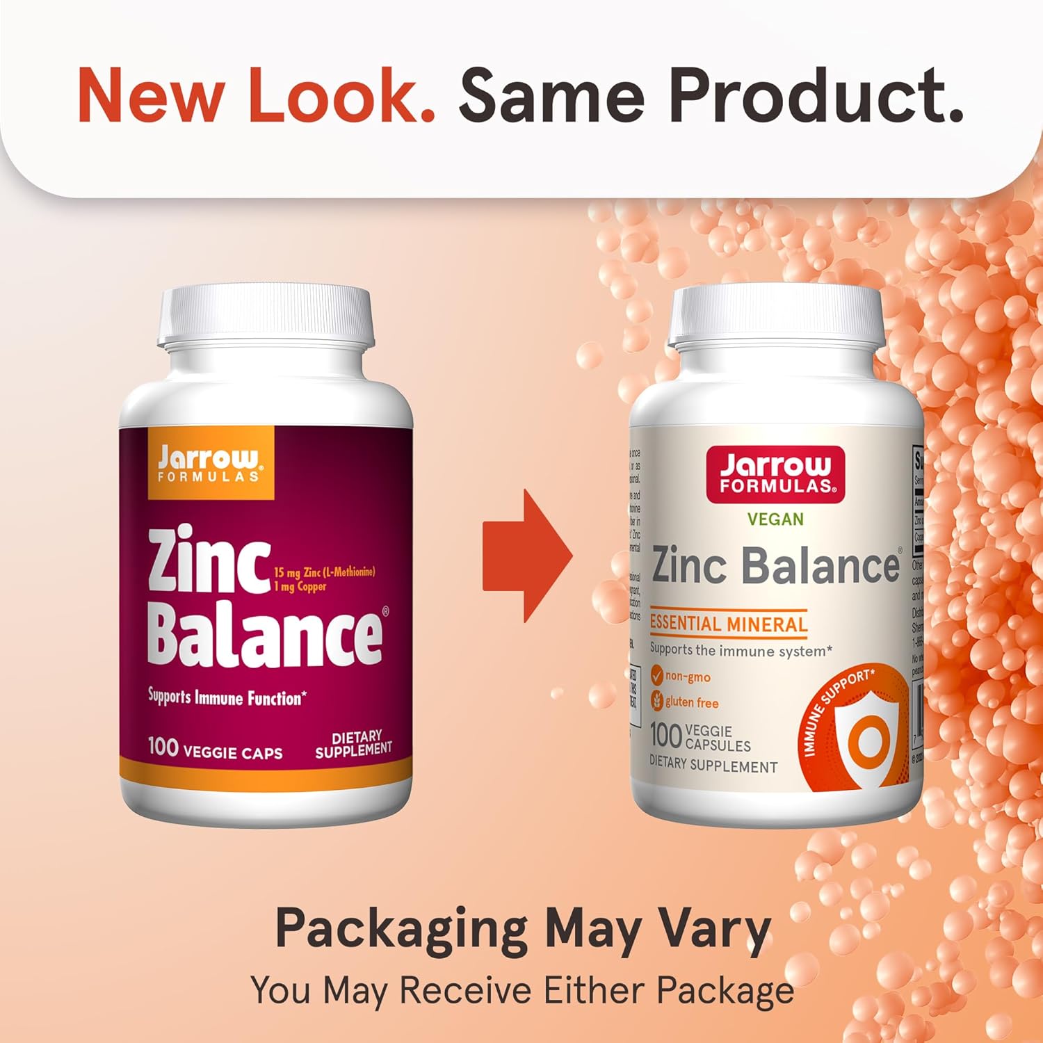 Jarrow Formulas Zinc Balance 15 mg - 100 Servings (Veggie Caps) - Includes Copper - Essential Mineral for Immune System Support - Immune Support Supplement - Gluten Free Zinc Copper Supplement - Vegan - Nirvana Guru
