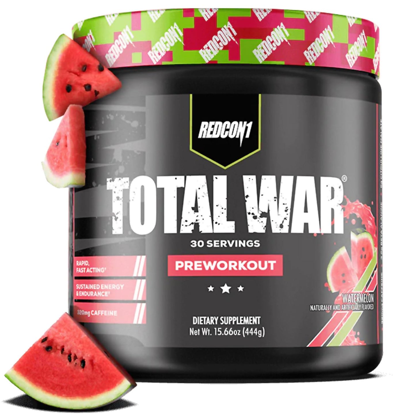 REDCON1 Total War Pre Workout Powder, Blue Lemonade - Beta Alanine + Citrulline Malate Keto Friendly Preworkout for Men & Women with 320mg of Caffeine - Fast Acting (30 Servings) Nirvana Guru