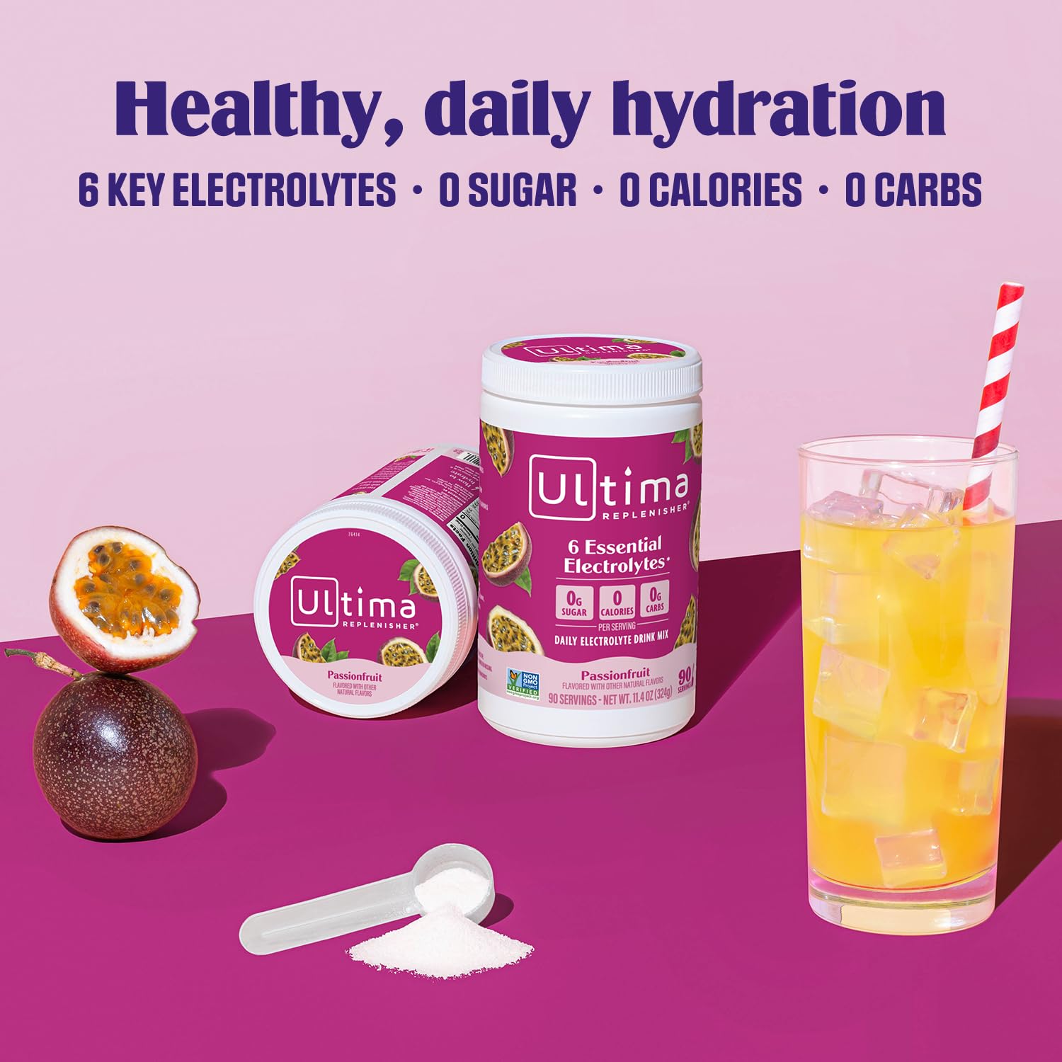 Ultima Replenisher Daily Electrolyte Powder Drink Mix – Sugar Free – Lemonade, 90 Servings – Hydration Powder with 6 Key Electrolytes and Trace Minerals – Keto Friendly, Vegan, Non-GMO - Nirvana Guru