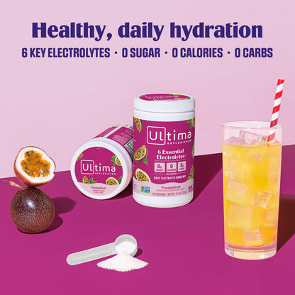 Ultima Replenisher Daily Electrolyte Powder Drink Mix – Sugar Free – Lemonade, 90 Servings – Hydration Powder with 6 Key Electrolytes and Trace Minerals – Keto Friendly, Vegan, Non-GMO - Nirvana Guru