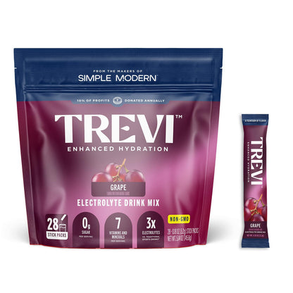 TREVI™ Sugar Free Electrolytes - Drink Mix Hydration Powder Packets - 28 Count - Variety Pack 1