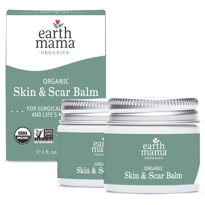 Earth Mama Organic Skin & Scar Balm |C-Section Recovery Skin Care, Pregnancy Stretch Mark Scar Cream with Organic Jojoba Oil, Tamanu Oil & Gotu Kola Nirvana Guru