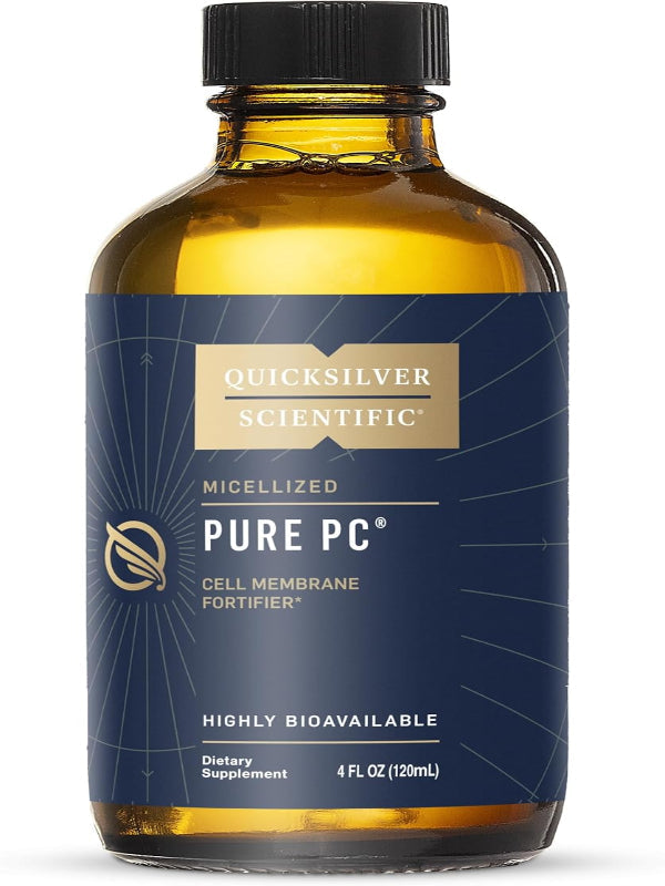 Quicksilver Scientific Micellized Pure PC - Phosphatidylcholine Liquid Supplement to Support Cellular & Liver Health - Superior Liposomal Absorption - Non-GMO Supportive Brain Supplement (4oz /120ml) Nirvana Guru