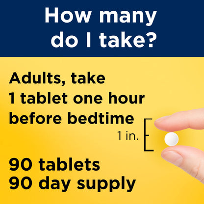 Nature Made Melatonin 5mg Tablets Extra Strength, 100% Drug Free Sleep Aid for Adults, 90 Tablets, 90 Day Supply Nirvana Guru