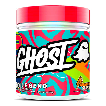 GHOST Legend Pre-Workout Powder, Blue Raspberry - 30 Servings – Pre-Workout for Men & Women with Choline, L-Citrulline, & Beta Alanine for Energy & Focus Nirvana Guru