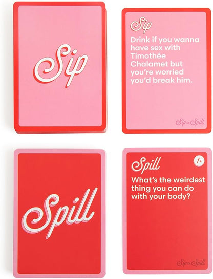 WHAT DO YOU MEME? Sip or Spill by Buzzed, Fun Social Drinking Games for Adults, The Ultimate Bachelorette Party Games and Card Games, Includes 300 Cards and Instructions. nirvanaguru