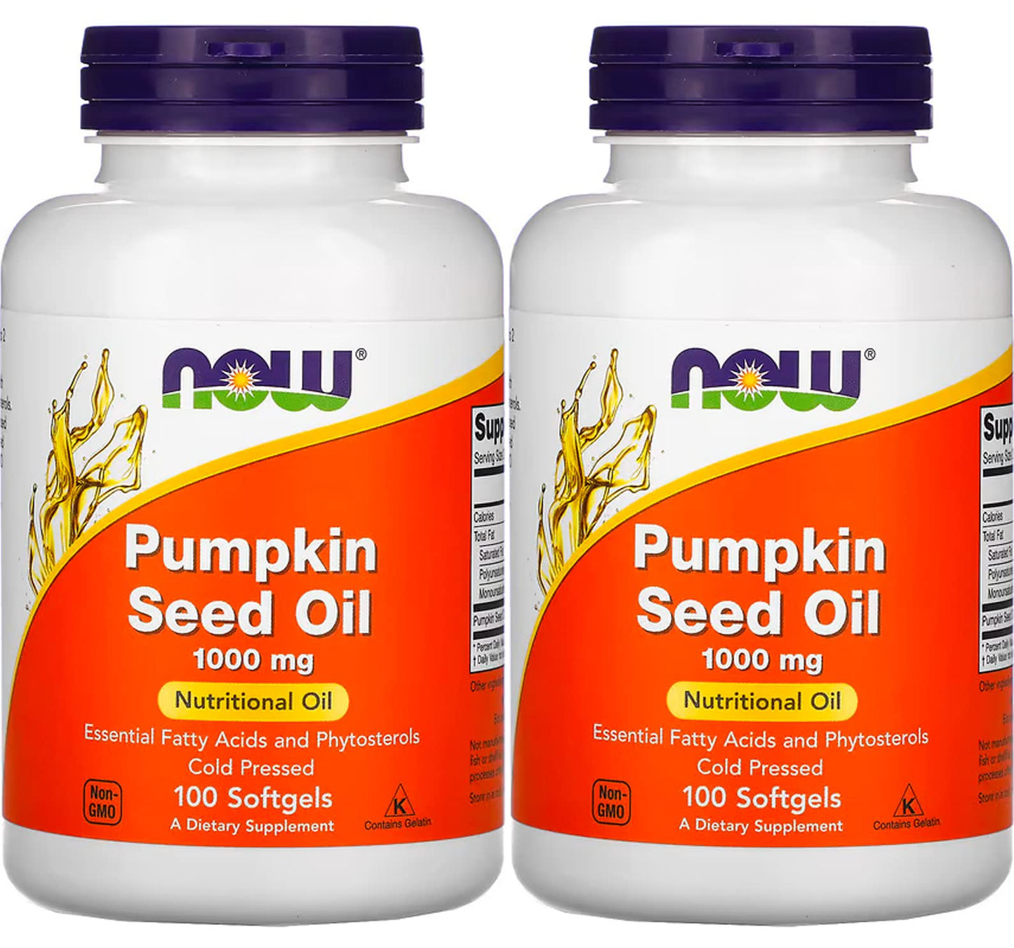 NOW Foods Supplements, Pumpkin Seed Oil 1000 mg with Essential Fatty Acids and Phytosterols, Cold Pressed, 200 Softgels - Nirvana Guru