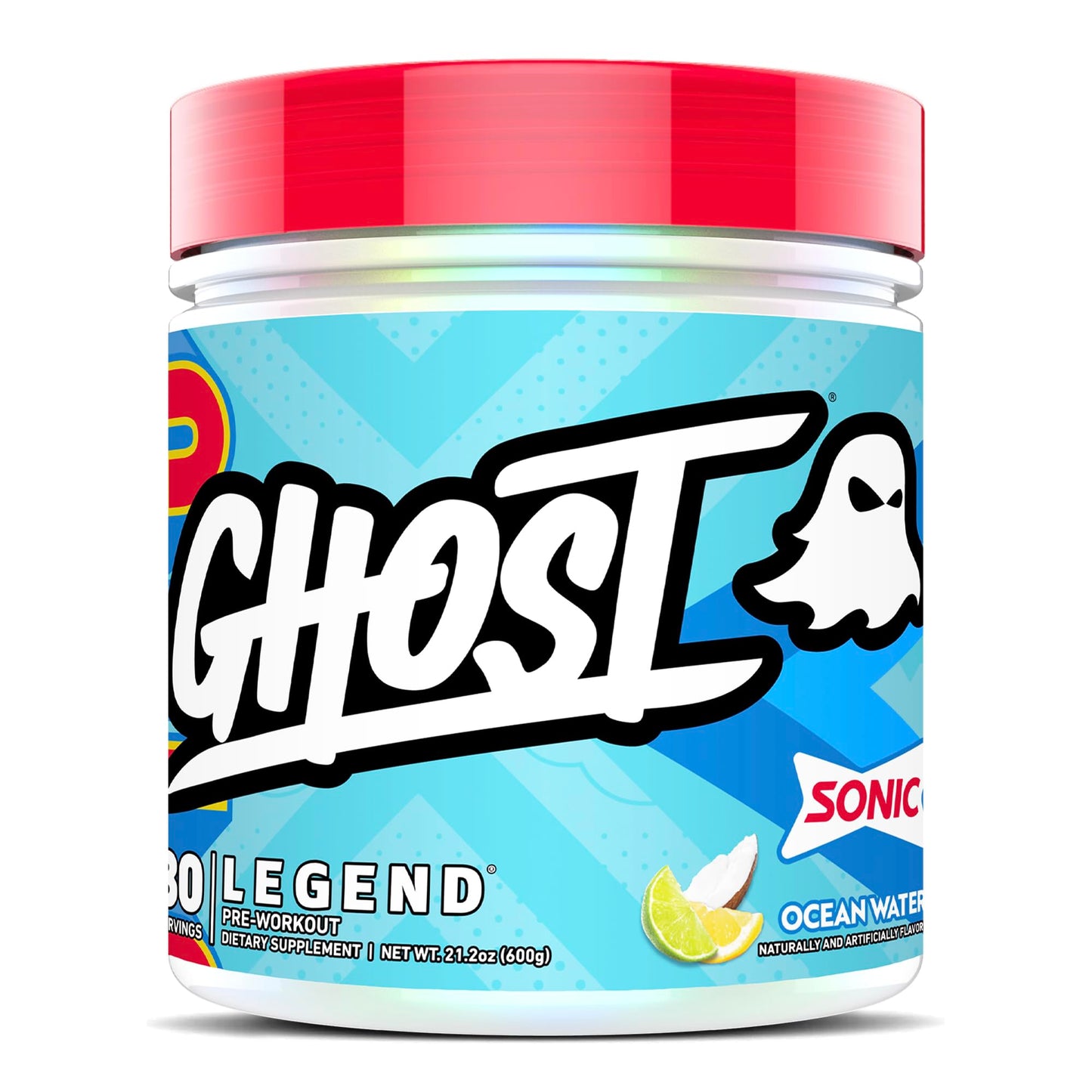 GHOST Legend Pre-Workout Powder, Blue Raspberry - 30 Servings – Pre-Workout for Men & Women with Choline, L-Citrulline, & Beta Alanine for Energy & Focus Nirvana Guru
