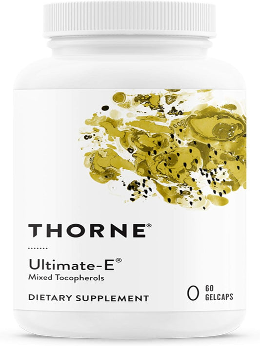 THORNE - Ultimate-E - Contains All of The Natural Forms of Vitamin E - 60 Gelcaps Nirvana Guru
