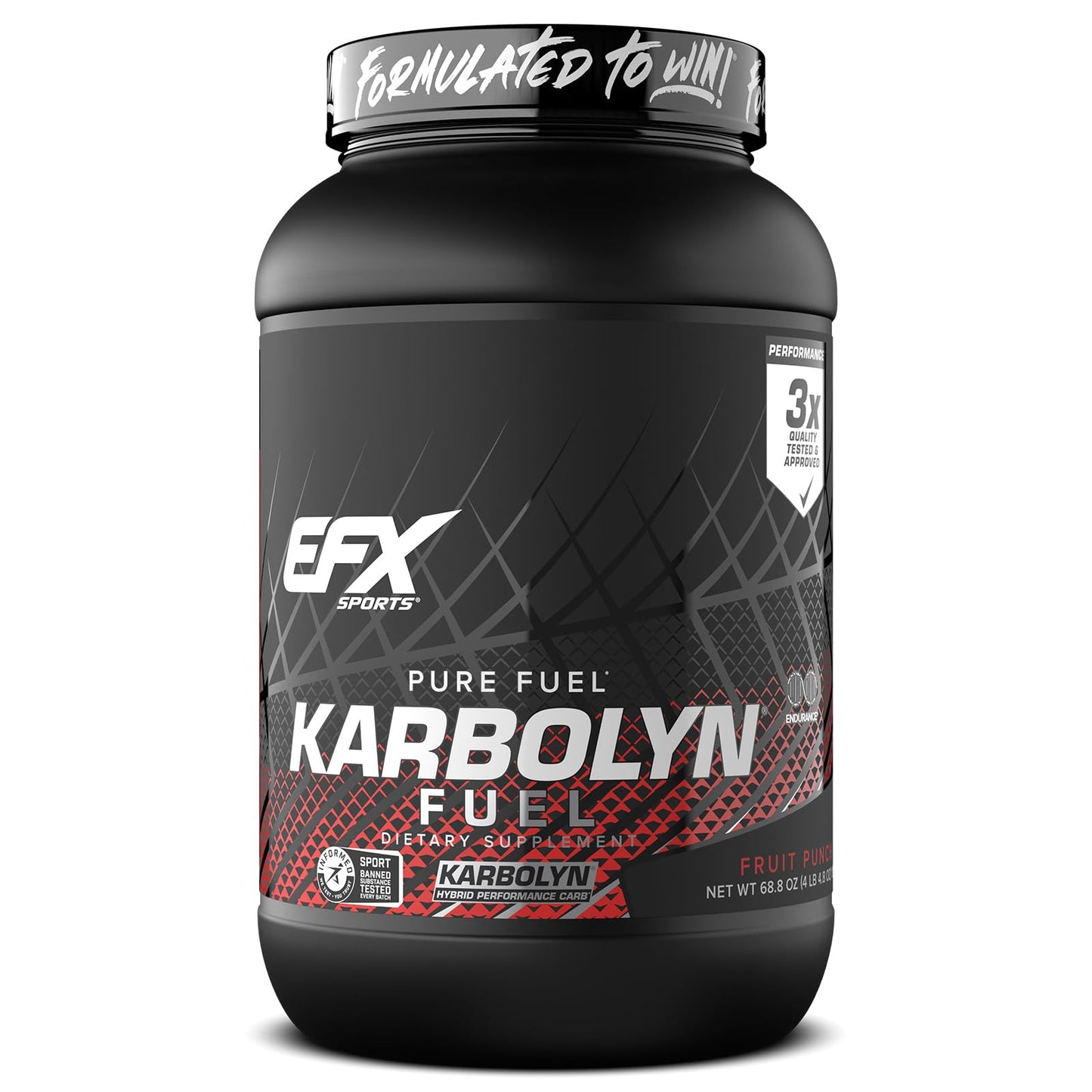 EFX Sports Karbolyn Fuel | Fast-Absorbing Carbohydrate Powder | Carb Load, Sustained Energy, Quick Recovery | Stimulant Free | 39 Servings (Neutral) Nirvana Guru