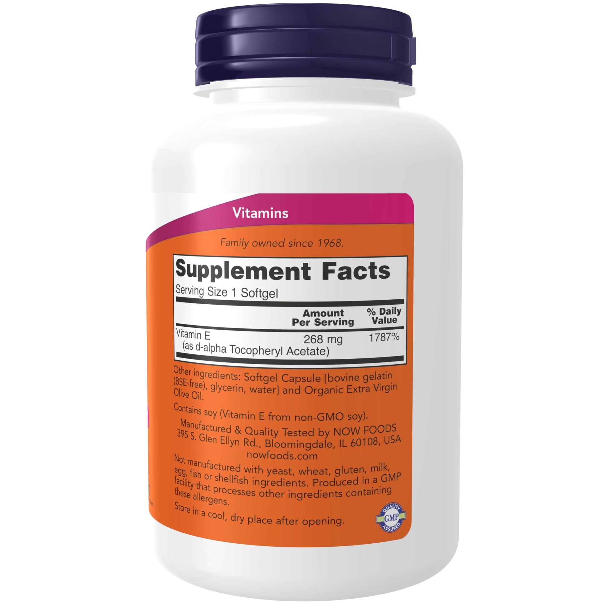 NOW Supplements, Vitamin E-400 IU, D-Alpha Tocopheryl, Antioxidant Protection, Softgels, 100 Count (Pack of 1) Nirvana Guru