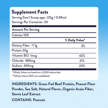Equip Foods Prime Protein Powder | Clean, Grass Fed Beef Protein Isolate | Carnivore Protein Powder | Paleo, Keto Friendly | Gluten, Dairy Free | Helps Build & Repair Tissue | 30 Servings, Chocolate