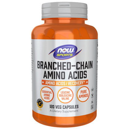 NOW Foods Sports Nutrition, Branched Chain Amino Acids, With Leucine, Isoleucine and Valine, 240 Veg Capsules Nirvana Guru