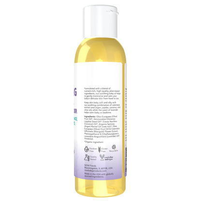 NOW Foods Baby, Gentle Shampoo and Wash, Calming Lavender, Paraben Free, 8 Fluid Ounces - Nirvana Guru