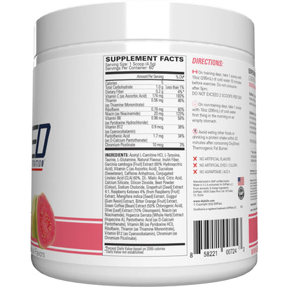 EHP Labs OxyShred Pre Workout Powder - Preworkout Powder with L Glutamine & Acetyl L Carnitine, Energy Boost Drink - Mango, 60 Servings Nirvana Guru