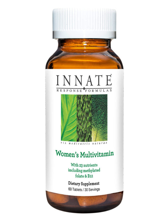 Innate Response Formulas Women’s 55+ Multivitamin - Daily Multivitamin for Women 55 and Over - Vegetarian, Non-GMO, and Gluten-Free - Made Without 9 Food Allergens - 120 Tablets (60 Servings) - Nirvana Guru