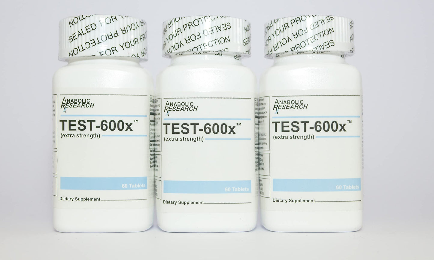 Test-600x - Testosterone Support & Muscle Growth Formula - 60 Tablets - 1 Month Supply Nirvana Guru