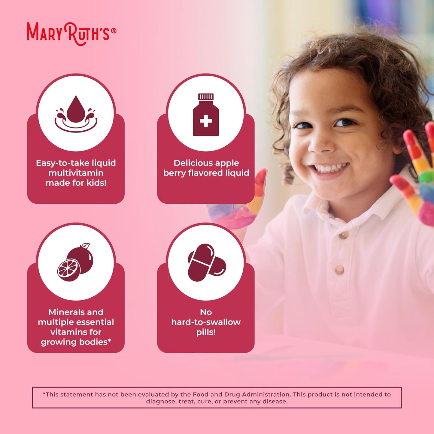 MaryRuth's Kids Liquid Morning Multivitamin | Kids Multivitamin | Immune Support | Vitamin C & D | Kids Vitamins | Kids Vitamins multivitamin | Vegan | 30-180 Servings | 15.22 fl oz - Nirvana Guru