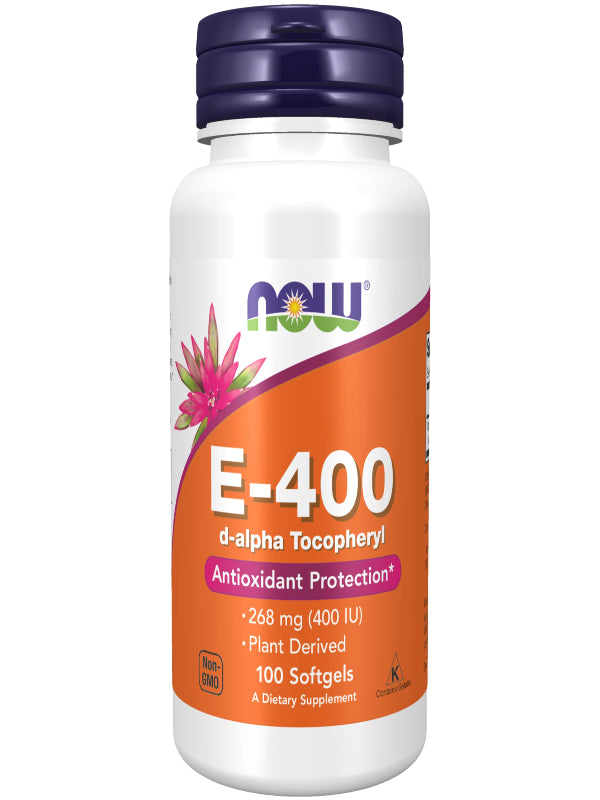 NOW Supplements, Vitamin E-400 IU, D-Alpha Tocopheryl, Antioxidant Protection, Softgels, 100 Count (Pack of 1) Nirvana Guru