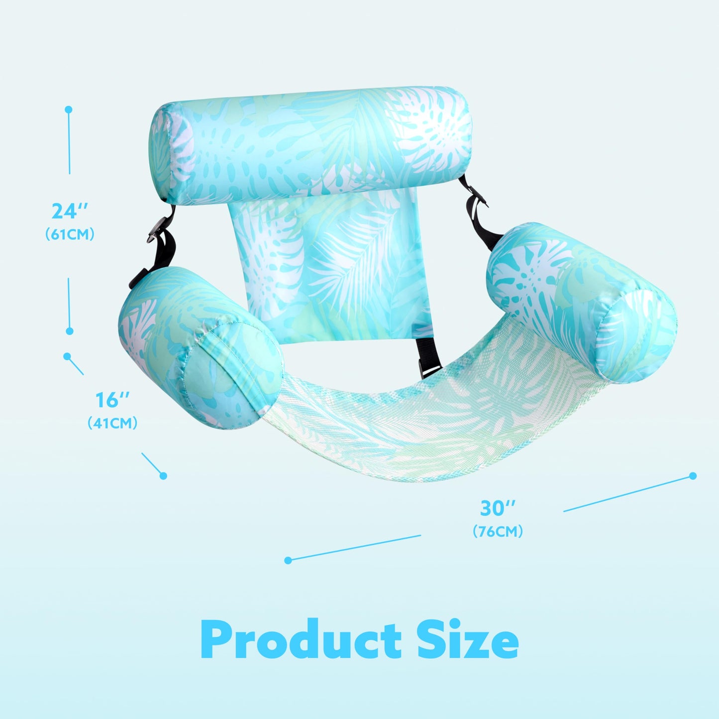 SLOOSH Inflatable Pool Floats Adult,2 Packs Floating Lounge Chairs,Blow up Pool Noodles for Adult Heavy Duty,Floating Chair for Party Summer Water Beach Lake Fun Nirvana Guru