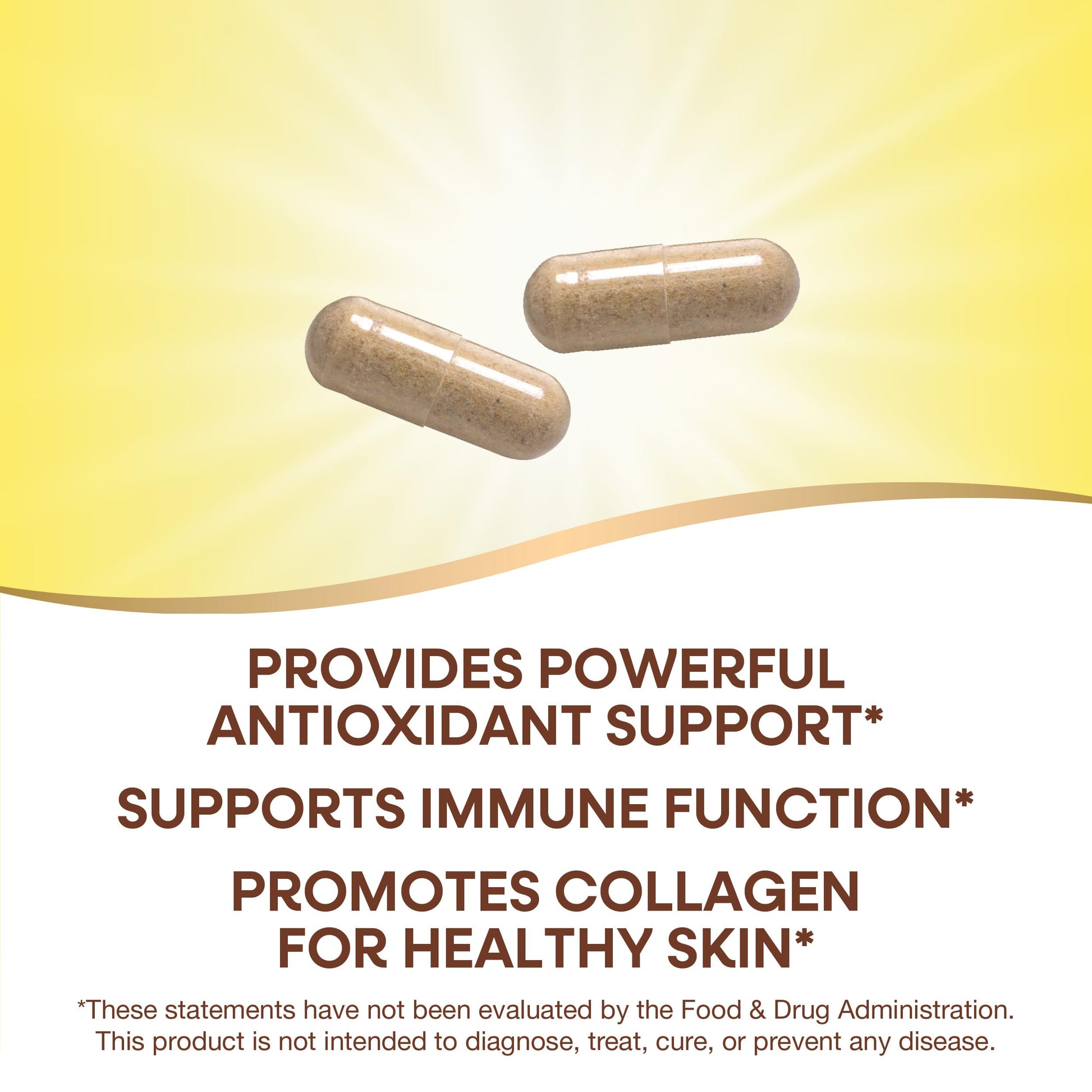 Nature's Way Vitamin C with Bioflavonoids, Immune Support*, High Potency Vitamin C per 2-capsule serving, Promotes Collagen*, 1,000 mg per 2-Capsule Serving, 250 Capsules (Packaging May Vary) - Nirvana Guru