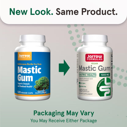 Jarrow Formulas Mastic Gum 1000 mg, Dietary Supplement for Gastrointestinal Health Support, 60 Veggie Capsules, 30 Day Supply - Nirvana Guru