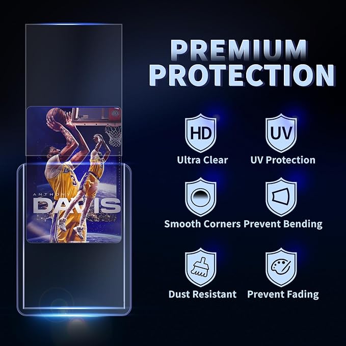 200 Card Sleeves Top Loaders for Cards, Toploaders Premium Baseball Card Sleeve Hard Plastic, 3" x 4" Trading Cards Holder, Sports Protectors(100 Toploaders + 100 Penny Sleeves) nirvanaguru