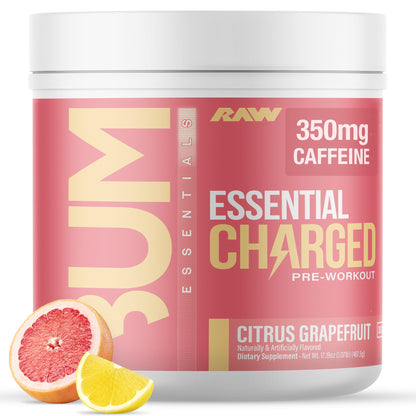RAW Nutrition - Essential Pre - Chris Bumstead Pre Workout Formula, Sports Nutrition Pre-Workout Powders | Men & Womens Drink, Energy Powder for Working Out (Peach Mango)