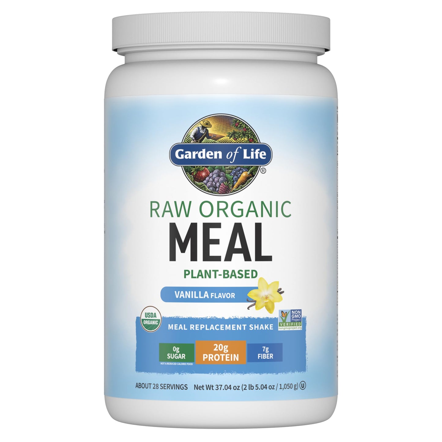 Garden of Life Meal Replacement Shakes, Vegan Raw Organic Protein Powder, Chocolate Protein Powder with Plant Based Pea Protein, Sprouts, Greens, Probiotics, Dairy Free 28 Servings - Nirvana Guru