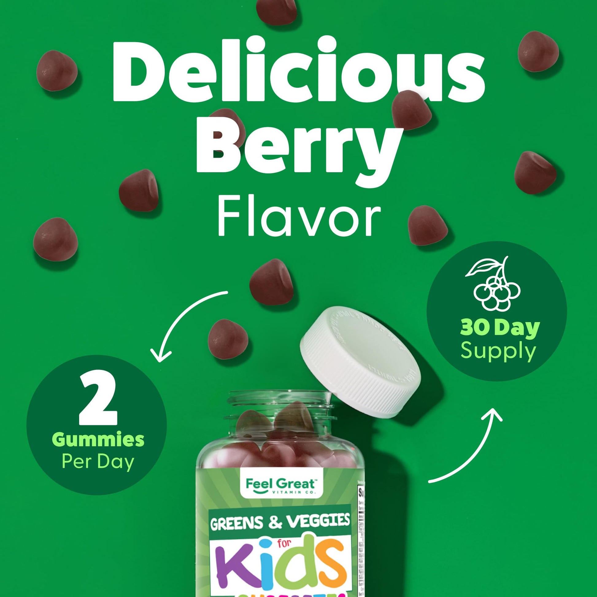 Feel Great Vitamin Co. Complete DHA Gummies for Kids | with Omega 3 6 9 + DHA, Vitamin C | Supports Healthy Brain Function, Vision & Heart Health | Gluten Free, Vegetarian | 60 Gummies Nirvana Guru
