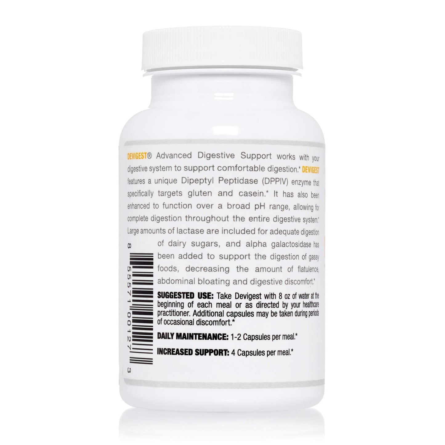 Arthur Andrew Medical - Devigest ADS, Advanced Digestive Support, Relief for Lactose Intolerance and Casein Sensitivities, Vegan, Non-GMO, 180 Capsules Nirvana Guru