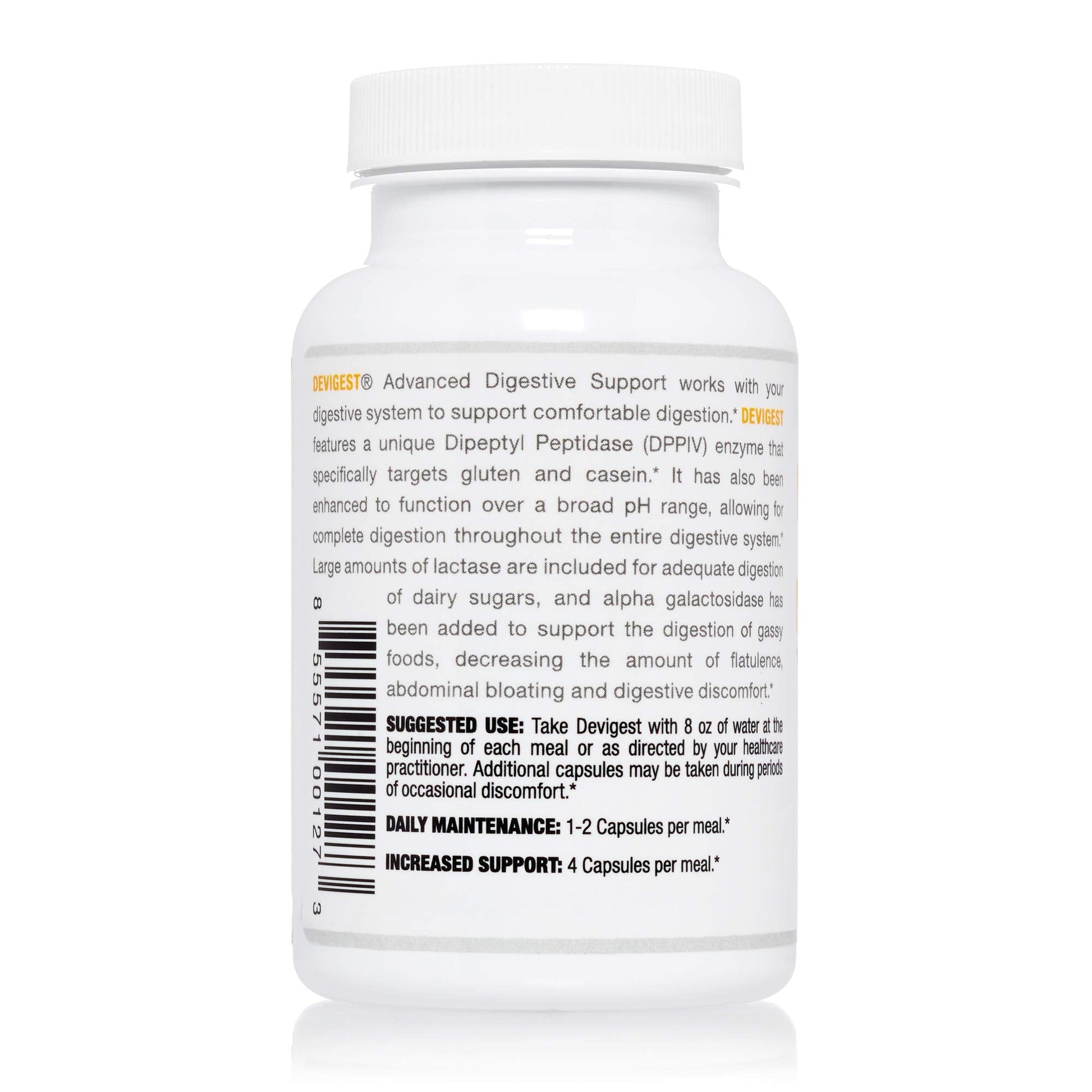 Arthur Andrew Medical - Devigest ADS, Advanced Digestive Support, Relief for Lactose Intolerance and Casein Sensitivities, Vegan, Non-GMO, 180 Capsules Nirvana Guru