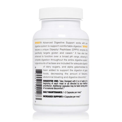 Arthur Andrew Medical - Devigest ADS, Advanced Digestive Support, Relief for Lactose Intolerance and Casein Sensitivities, Vegan, Non-GMO, 180 Capsules Nirvana Guru