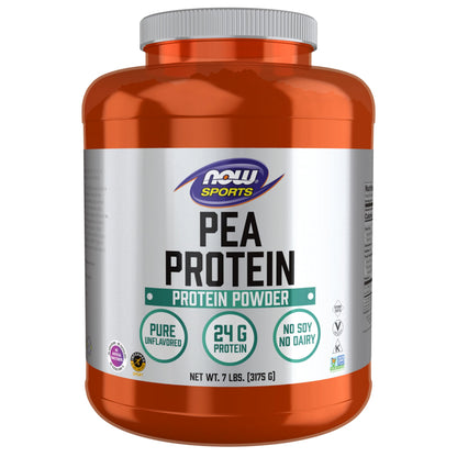 NOW Foods Sports Nutrition, Pea Protein 24 g, Fast Absorbing, Unflavored Powder, 2-Pound - Nirvana Guru