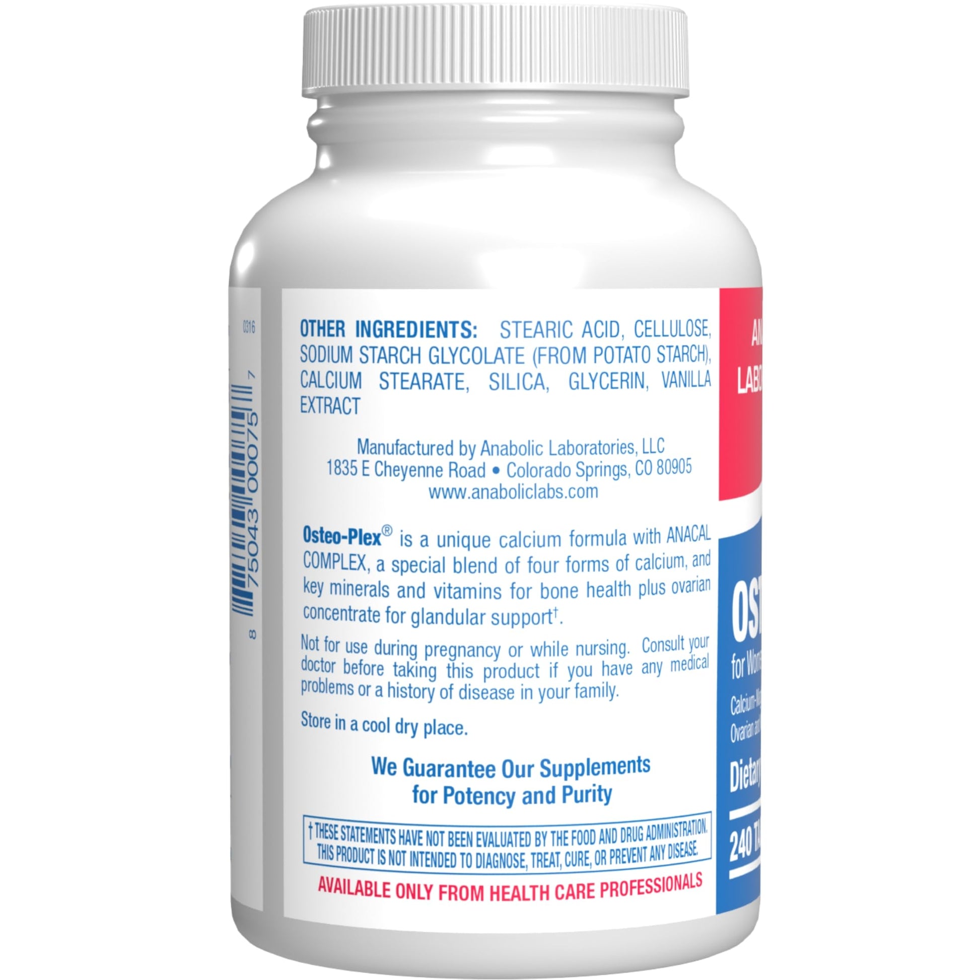 Osteo-Plex Bone Health Supplement for Women - Clinical Formula Bone Strength Supplement with Magnesium Calcium Vitamin D3 & Trace Minerals Complex - Easy to Swallow Gentle Tablets - 240 Count Nirvana Guru