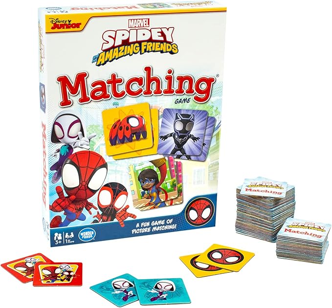Wonder Forge Marvel Spidey and His Amazing Friends Matching Game - Memory Game for Kids Ages 3+ - Educational Fun for Toddler Boys and Girls nirvanaguru