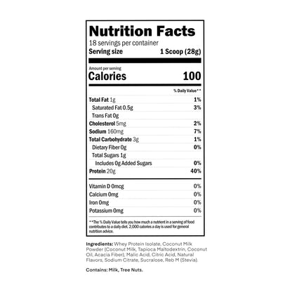Clear Whey Isolate Protein Powder, Frosty Lemonade, 20g Complete Protein per Serving, No Added Sugar, Grass-Fed, 21 Servings Nirvana Guru